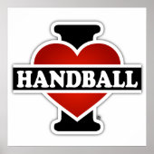 I Liebe Handball Poster (Vorne)