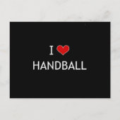 I Liebe Handball Postkarte (Vorderseite)