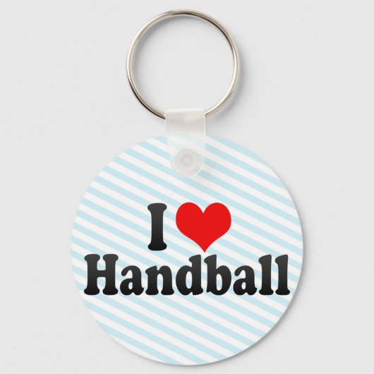 I Liebe Handball Schlüsselanhänger (Vorderseite)