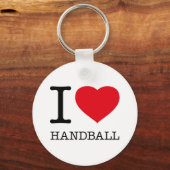 I LIEBE HANDBALL SCHLÜSSELANHÄNGER (Vorderseite)