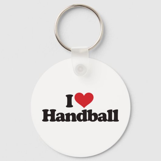 I Liebe Handball Schlüsselanhänger (Vorderseite)
