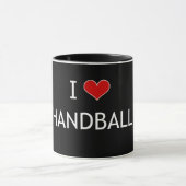 I Liebe Handball Tasse (Zentrum)