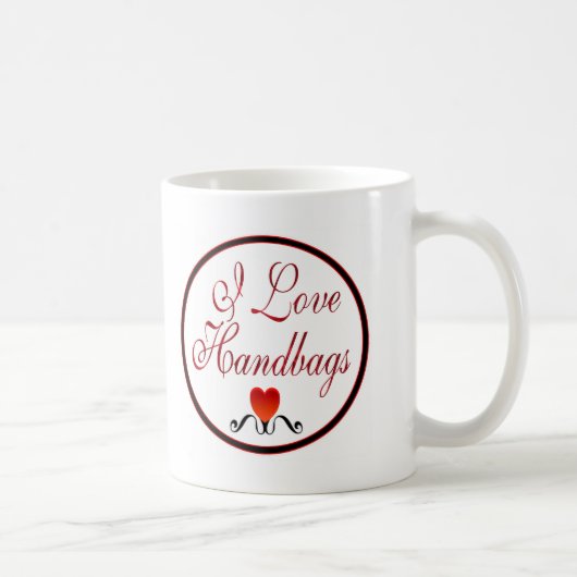 I Liebe-Handtaschen Kaffeetasse (Rechts)