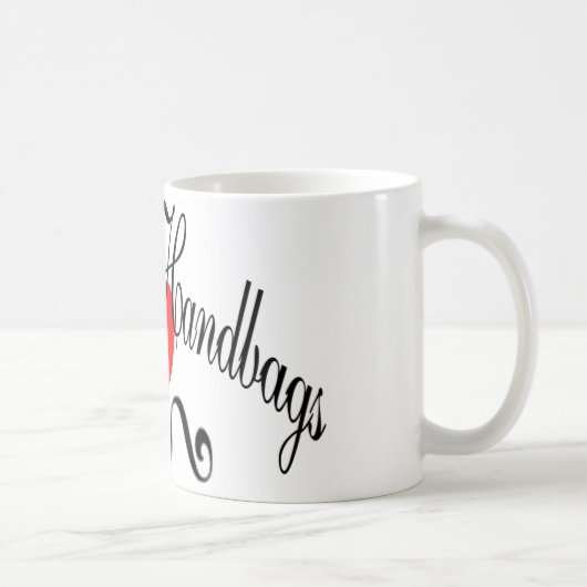 I Liebe-Handtaschen Kaffeetasse (Rechts)