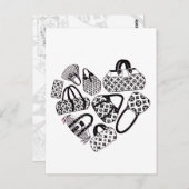 I Liebe Handtaschen Postkarte (Vorne/Hinten)