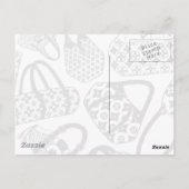 I Liebe Handtaschen Postkarte (Rückseite)