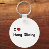 I Liebe Hang Gliding Schlüsselanhänger (Vorderseite)