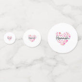 I Liebe Hannah Konfetti (Vorderseiten)