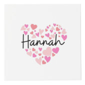 I Liebe Hannah Würfel (Rechts)