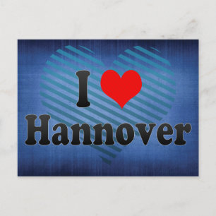 I Liebe Hannover, Deutschland Postkarte