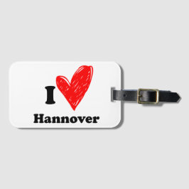 I Liebe Hannover Gepäckanhänger