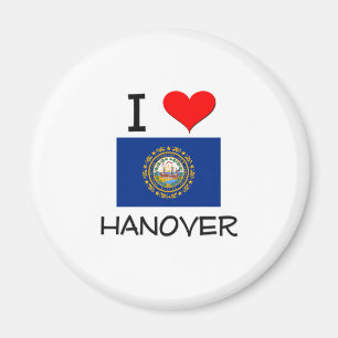 I Liebe Hannover New Hampshire Magnet
