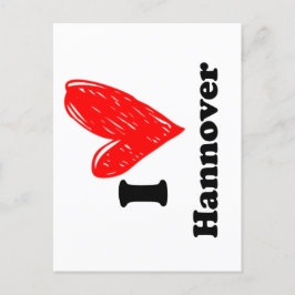 I Liebe Hannover Postkarte