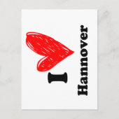 I Liebe Hannover Postkarte (Vorderseite)