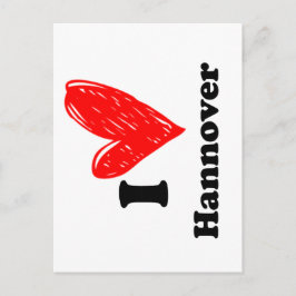 I Liebe Hannover Postkarte