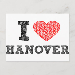 I Liebe Hannover Postkarte