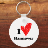 I Liebe Hannover Schlüsselanhänger (Vorderseite)