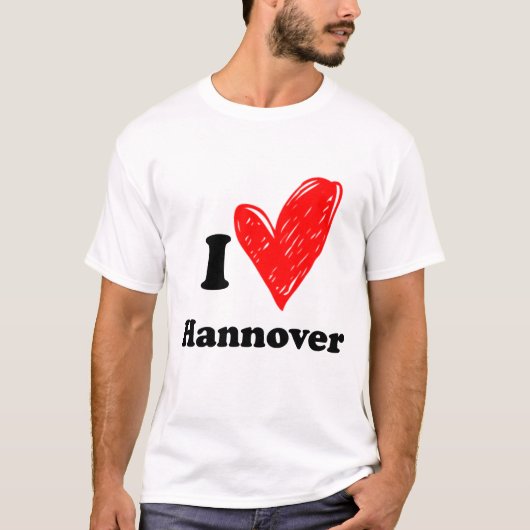 I Liebe Hannover T - Shirt (Vorderseite)