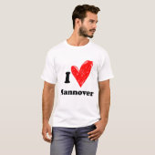I Liebe Hannover T - Shirt (Vorne ganz)