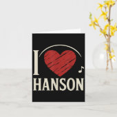 I Liebe Hanson Landkreis I Heart Hanson Karte (Gelbe Blume)