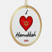 I Liebe Hanukkah Ornamente (Rechts)