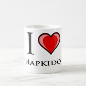 I Liebe Hapkido Kaffeetasse (Mittel)
