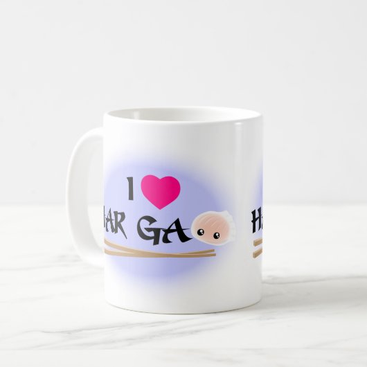 I Liebe Har Gao (Garnelenknödel) Kaffee Tasse (Vorderseite Links)