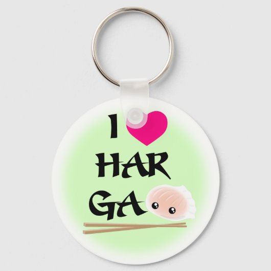 I Liebe Har Gao (Garnelenknödel) Schlüsselanhänger (Vorderseite)