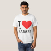 I Liebe Harare T-Shirt (Vorne ganz)