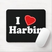 I Liebe Harbin Mousepad (Mit Mouse)