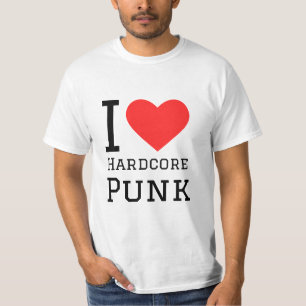 I Liebe hardcore Punk T-Shirt