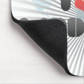 I Liebe Hardstyle Mousepad (Ecke)