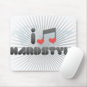 I Liebe Hardstyle Mousepad (Mit Mouse)