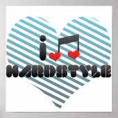 I Liebe Hardstyle Poster (Vorne)