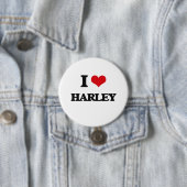 I Liebe Harley Button (Beispiel)