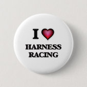I Liebe Harness Racing Button (Vorderseite)