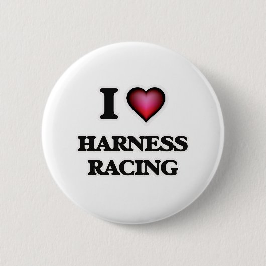I Liebe Harness Racing Button (Vorderseite)