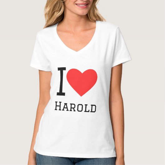 I Liebe harrt T-Shirt (Vorderseite)
