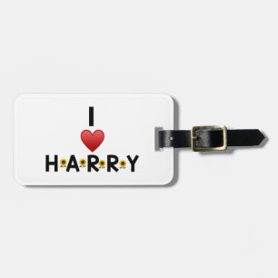 I LIEBE HARRY LUGGAGE TAG GEPÄCKANHÄNGER