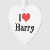 I Liebe Harry Ornament (Vorderseite)