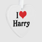 I Liebe Harry Ornament (Vorderseite)