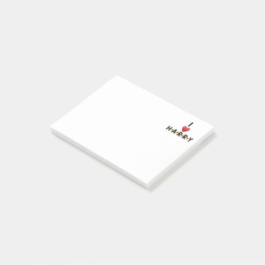 I LIEBE HARRY Post-It-Notes Post-it Klebezettel (angewinkelt)