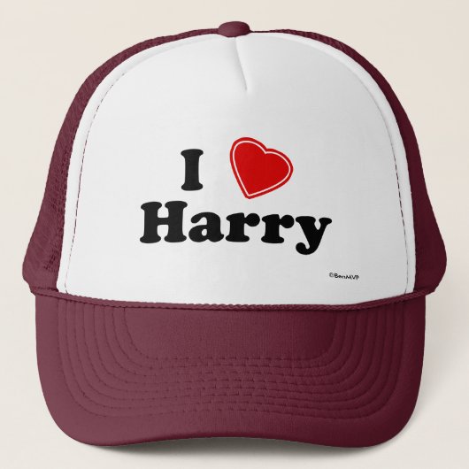 I Liebe Harry Truckerkappe (Vorderseite)