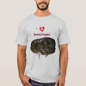 I Liebe-Häschen Huggers T-Shirt (Vorderseite)