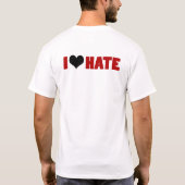 I Liebe-Hass T-Shirt (Rückseite)