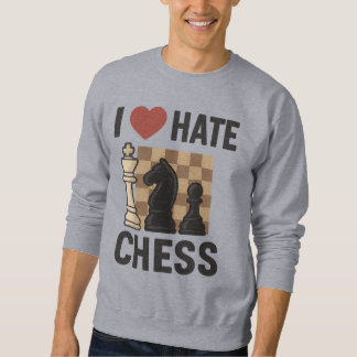 I Liebe Hate Schach Sweatshirt