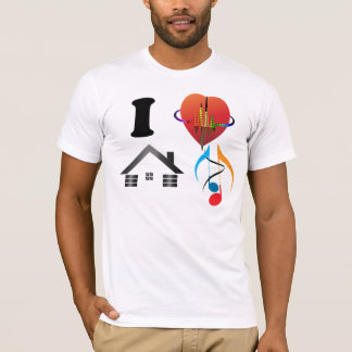 I Liebe-Haus-Musik-Shirt T-Shirt