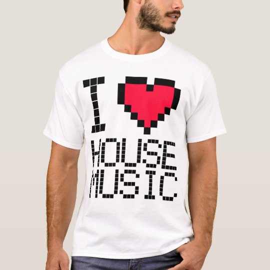I Liebe-Haus-Musik T-Shirt