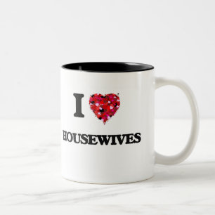 I Liebe-Hausfrauen Zweifarbige Tasse