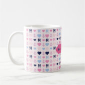 I Liebe Hausschule hübsche nautische Design Kaffeetasse (Links)